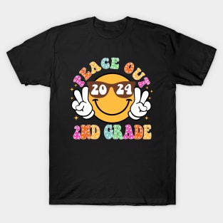 Peace Out School, Last Day of School, End of School 2nd Grade T-Shirt